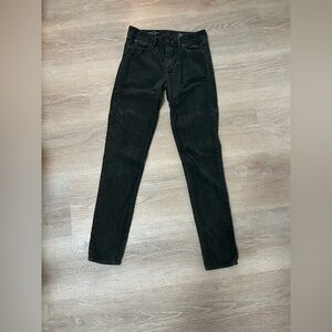 J. Crew Olive Corduroy midrise toothpick pants